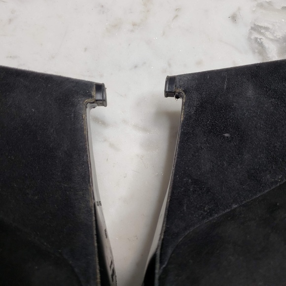 Miu Miu Black Suede Wedges - Picture 7 of 8